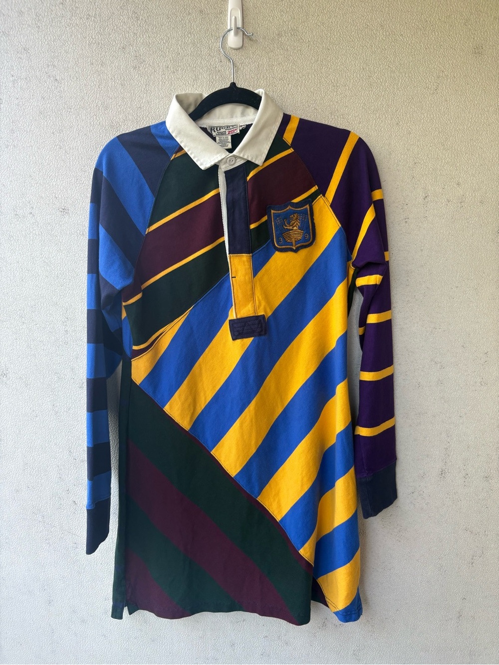 Rugby Ralph Lauren 2004 Patchwork Diagonal Stripe Rugby L